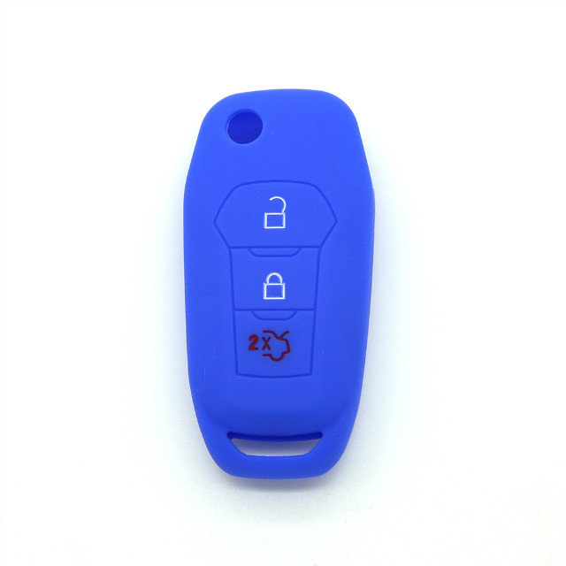 2016新款蓝色福瑞斯汽车钥匙套