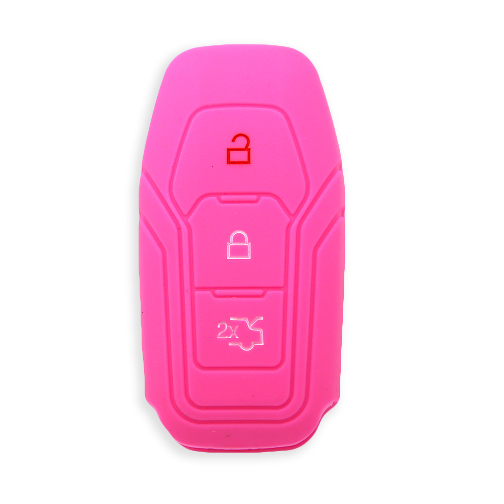 粉色福特钥匙包蒙迪欧款外观专利效果图