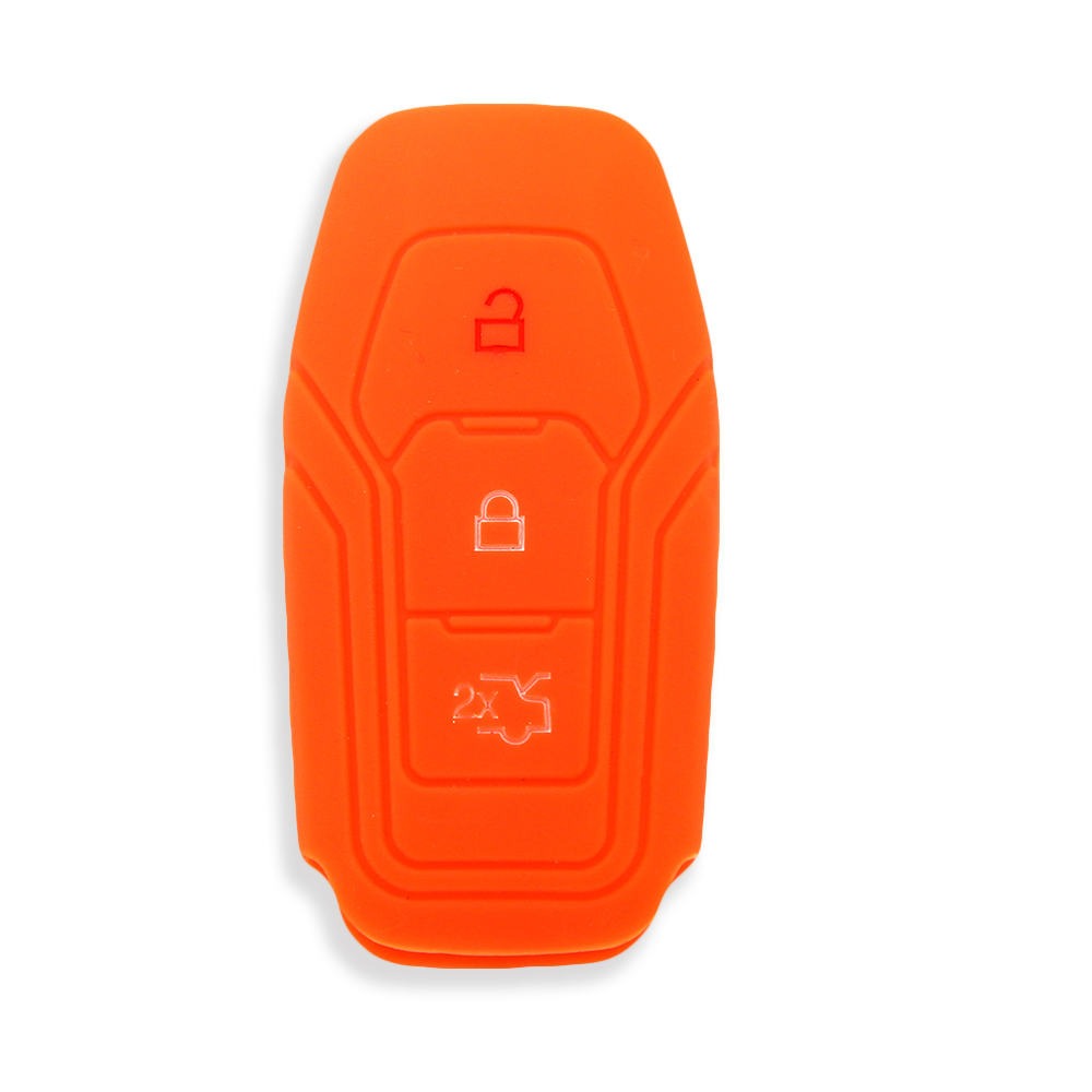 橙色福特钥匙包蒙迪欧款外观专利效果图
