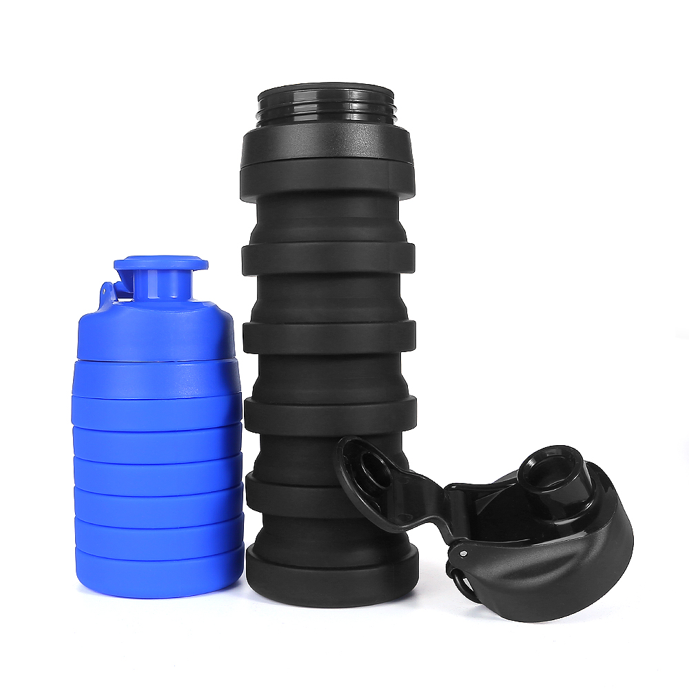 500ML 硅胶可折叠水壶