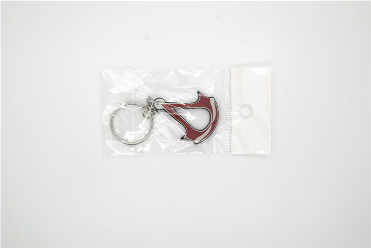 简易定制PVC钥匙扣链