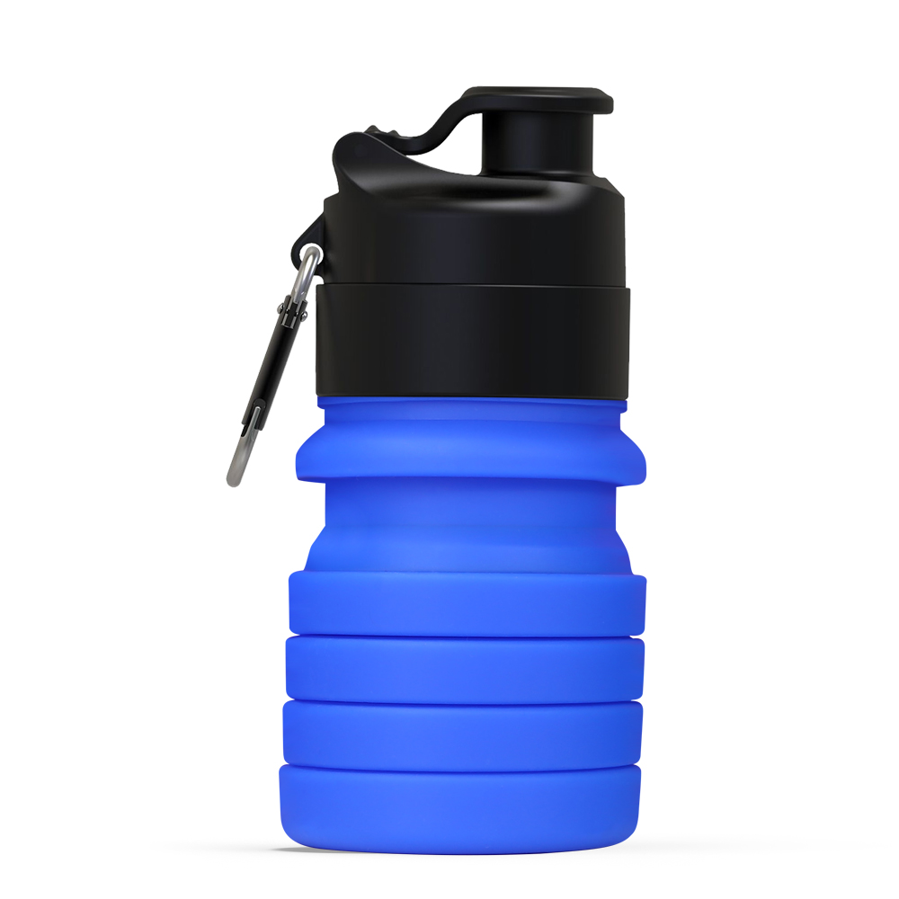 新款400ML 硅胶折叠水壶